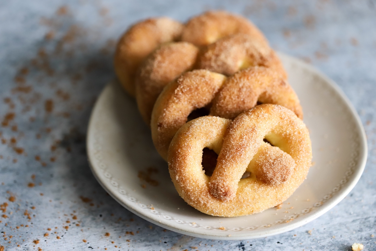 Keto Cinnamon Pretzels (Fat Head Dough) Butter Together Kitchen